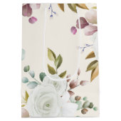 シンプル春エレガントフローラ ミディアムペーパーバッグ (裏面)