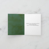 シンプル春葉カスタムハッピーイースター シーズンカード (内部)