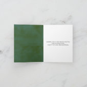 シンプル春葉カスタムハッピーイースター シーズンカード (内部)