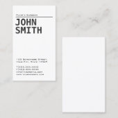 シンプル普通美容外科名刺 名刺 (正面/裏面)