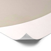 シンプル曲線アート – ミニマリスト円弧 ポスター (角)