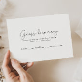 シンプル書はゲームカードの数を推測 名刺