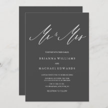 シンプル書エレガント書の御夫妻の結婚書