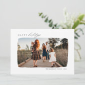 シンプル書エレガント道のモダン写真 シーズンカード (スタンド正面)