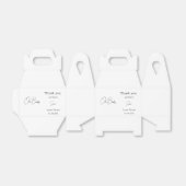 シンプル書エレガント道の赤ちゃんシャワー フェイバーボックス (折り畳みなし)