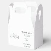 シンプル書エレガント道の赤ちゃんシャワー フェイバーボックス (オープン)