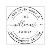 シンプル書モダン差出人住所 セルフインキングスタンプ (デザイン)