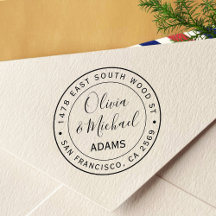 シンプル書モダン差出人住所