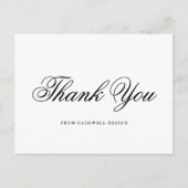 シンプル書モダン業 ポストカード (正面)