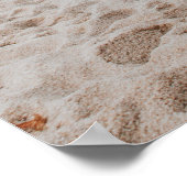 シンプル書モダン道の写真の結婚歓迎 ポスター (角)