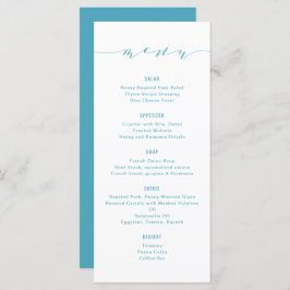 シンプル書モダン道ブルーグリーン メニュー