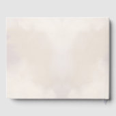 シンプル書素朴結婚の ゲストブック (裏面)