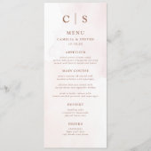 シンプル書素朴結婚の メニュー (正面)