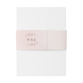 シンプル書素朴結婚の 招待状ベリーバンド (裏面例)