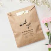 シンプル書結婚の フェイバーバッグ (封をした状態)