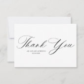 シンプル書結婚サンキューカード サンキューカード (正面)