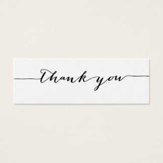 シンプル書道ありがとうギフトラベル