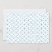 シンプル書道お洒落卒業招待状 招待状 (裏面)