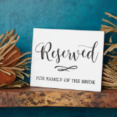 シンプル書道の結婚看板 フォトプラーク (側面)