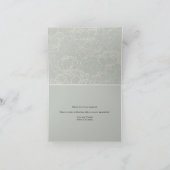 シンプル書道台本ボタニカル カード (内部)