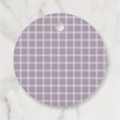 シンプル書道男女兼用赤ちゃんシャワー フェイバータグ (裏面)