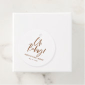 シンプル書道男女兼用赤ちゃんシャワー フェイバータグ (インサイチュ)