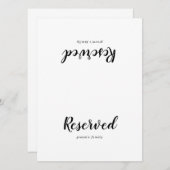 シンプル書道結婚の看板 (正面/裏面)