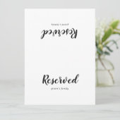 シンプル書道結婚の看板 (スタンド正面)