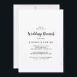 シンプル書道結婚ブランチ招待状 招待状<br><div class="desc">このシンプル書道結婚のブランチの招待状は、エレガントなウェディングブランチに最適。クラシックデザインは、素朴な白黒タイポグラフィとミニマルモダンリストを備え感じる。</div>