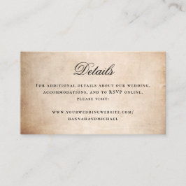 シンプル書道詳細素朴紙 エンクロージャーカード