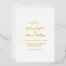 シンプル書道金ゴールドバックカジュアル結婚の金ゴールド