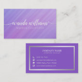 シンプル書 名刺 (正面/裏面)