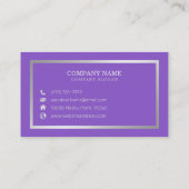 シンプル書 名刺 (裏面)