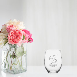 シンプル最高のエレガントデイエバ結婚ス ステムなしワイングラス