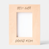 シンプル最高のエレガントEVER GRAND MOTHERS DAY GIFT レーザー彫刻フレーム (正面)