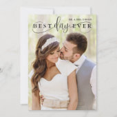 シンプル最高のスタイリッシュDay Ever写真サンキューカード サンキューカード