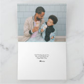 シンプル最高のパパエバシンプルーファーザーズDay 4 photo カード (内部)