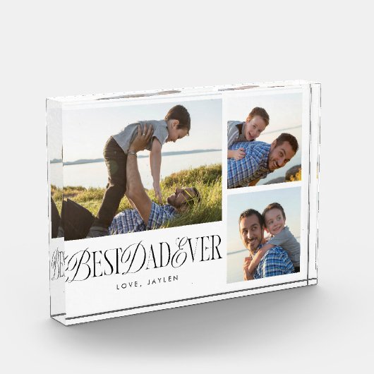 シンプル最高のパパエバーコラージュ フォトブロック (左)