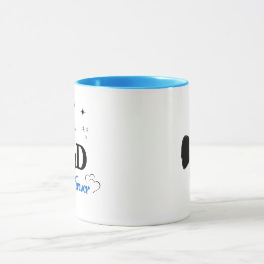 シンプル最高のパパエバーコーヒーマグ マグカップ (中央)