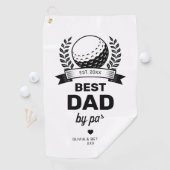シンプル最高のパパバイパー父の日 ゴルフタオル (インサイチュ)