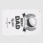 シンプル最高のパパバイパー父の日 ゴルフタオル (横)