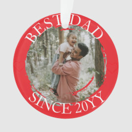 シンプル最高のパパ オーナメント