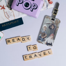 シンプル最高のパパEver写真ラゲージタグ