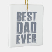 シンプル最高のパパEVER父の日 |オーナメント セラミックオーナメント (右)