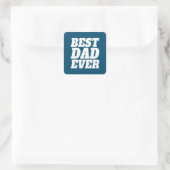 シンプル最高のパパEVER父の日 |ステッカー スクエアシール (バッグ)