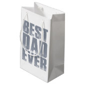 シンプル最高のパパEVER父の日 |抱き枕 スモールペーパーバッグ (裏面アングル)
