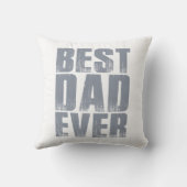 シンプル最高のパパEVER父の日 |装飾用クッション クッション (裏面)