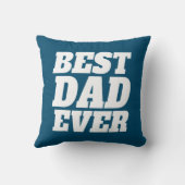 シンプル最高のパパEVER父の日 |装飾用クッション クッション (裏面)