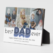 シンプル最高のパパEver Photo フォトプラーク (側面)