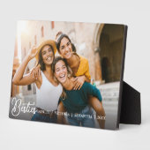 シンプル最高のフレンズ永遠の友情 フォトプラーク (側面)